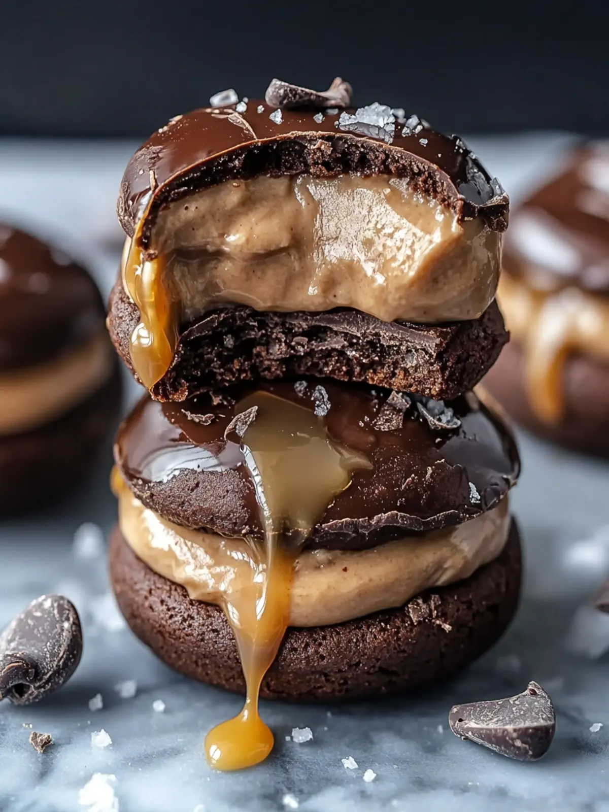 Salted Caramel Meets Chocolate in Irresistible Cookies 4 Salted Caramel Meets Chocolate