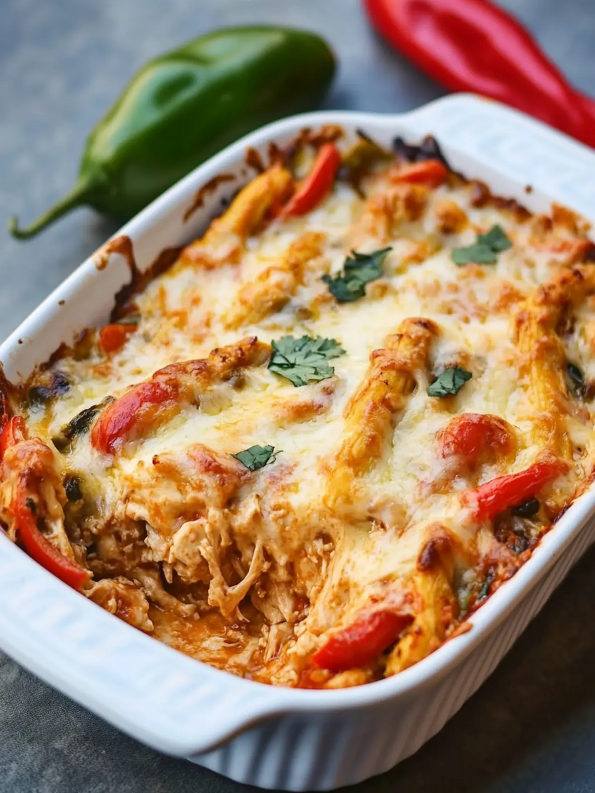 Chicken Fajita Casserole