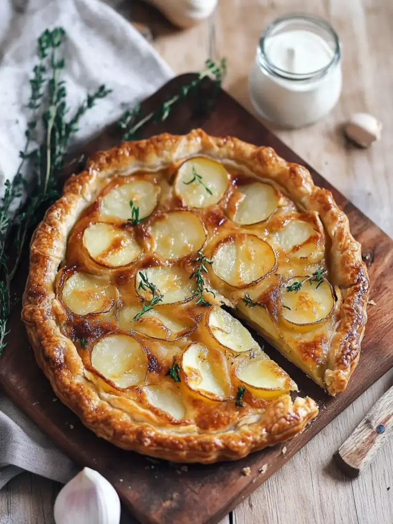 Puff Pastry Potato Tart
