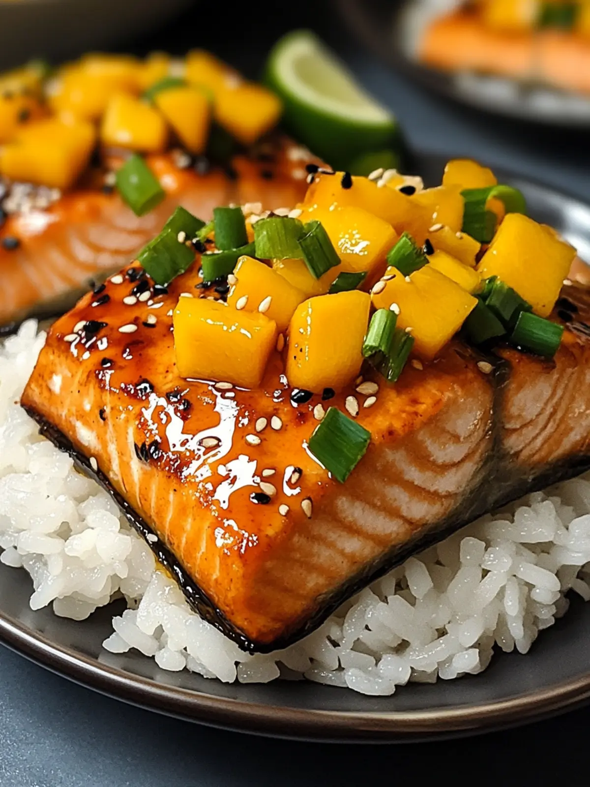 Mango Teriyaki Salmon