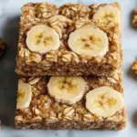 Baked Banana Oatmeal Bars