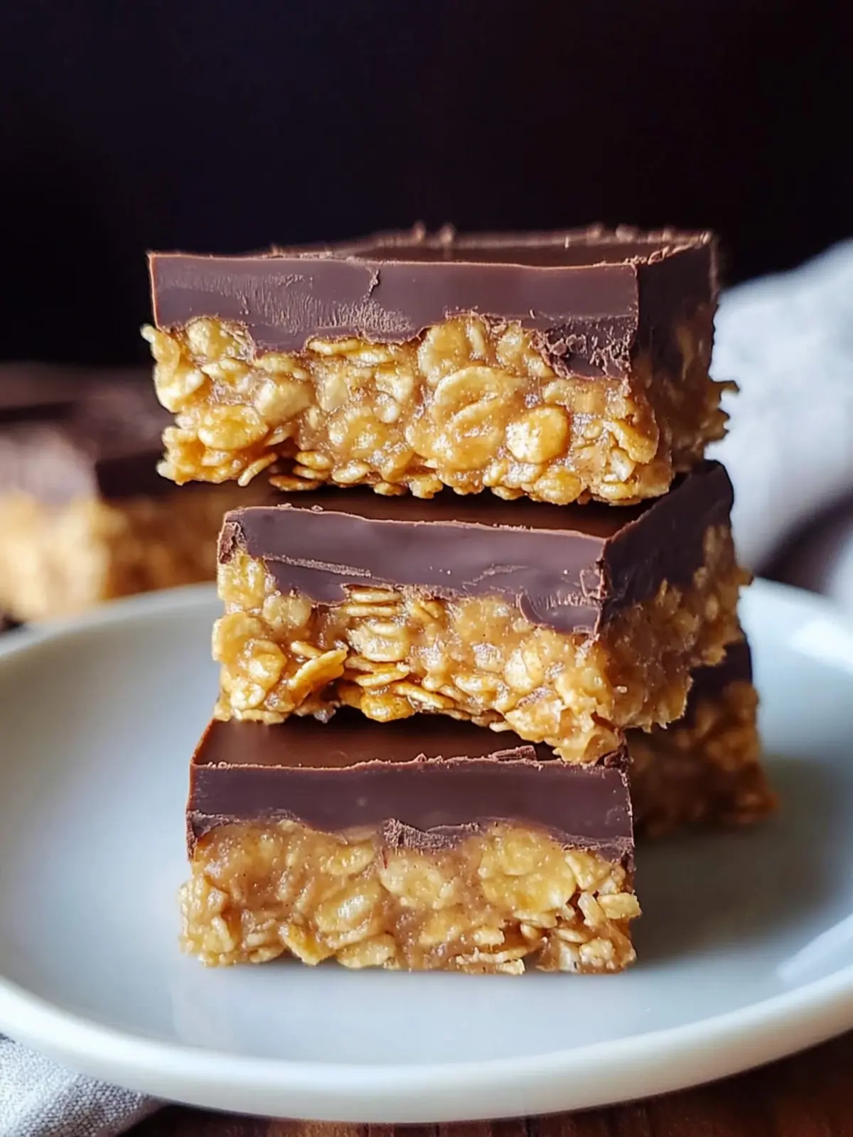 Chocolate Peanut Butter Cornflake Squares
