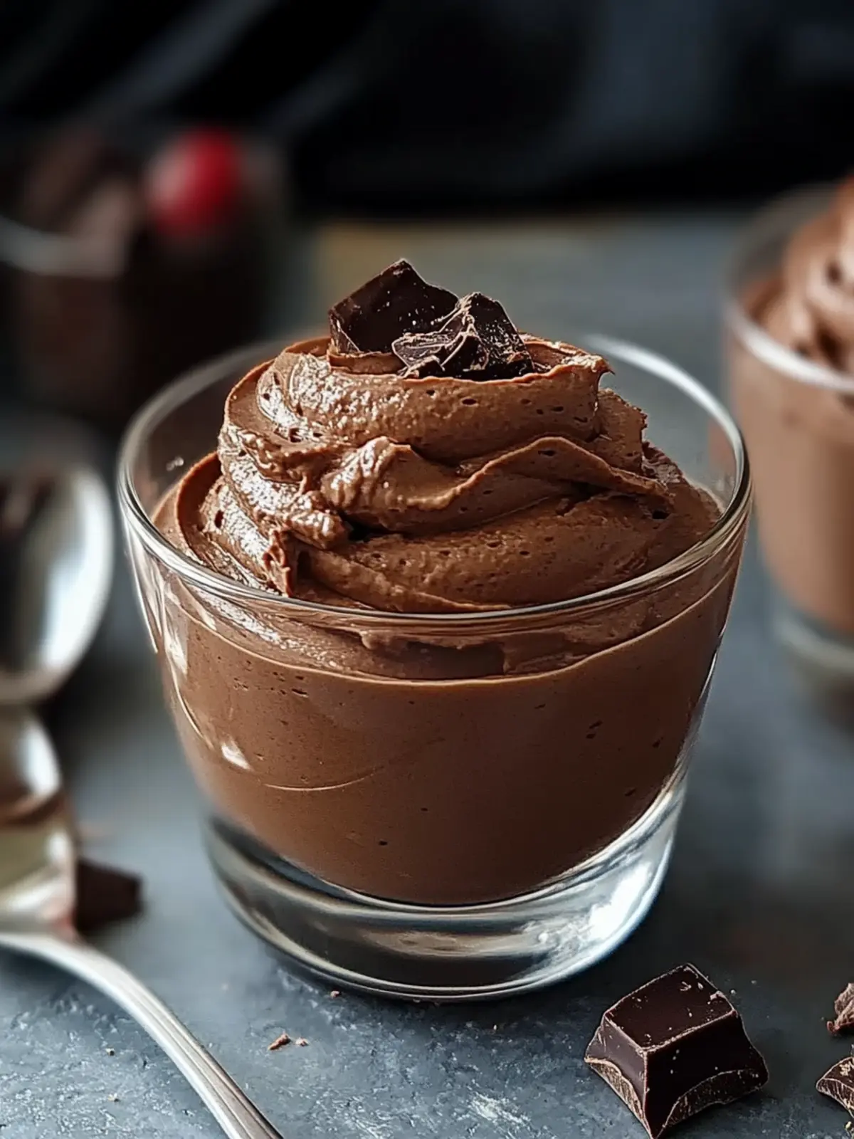 Cottage Cheese Chocolate Mousse