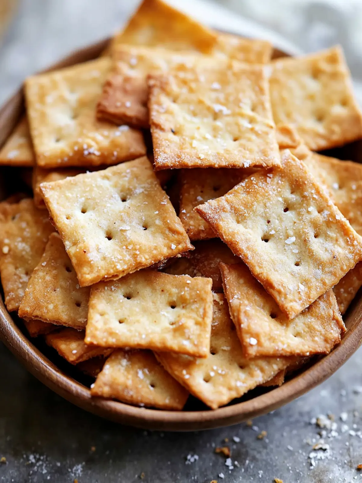 Two Ingredient Dough Crackers