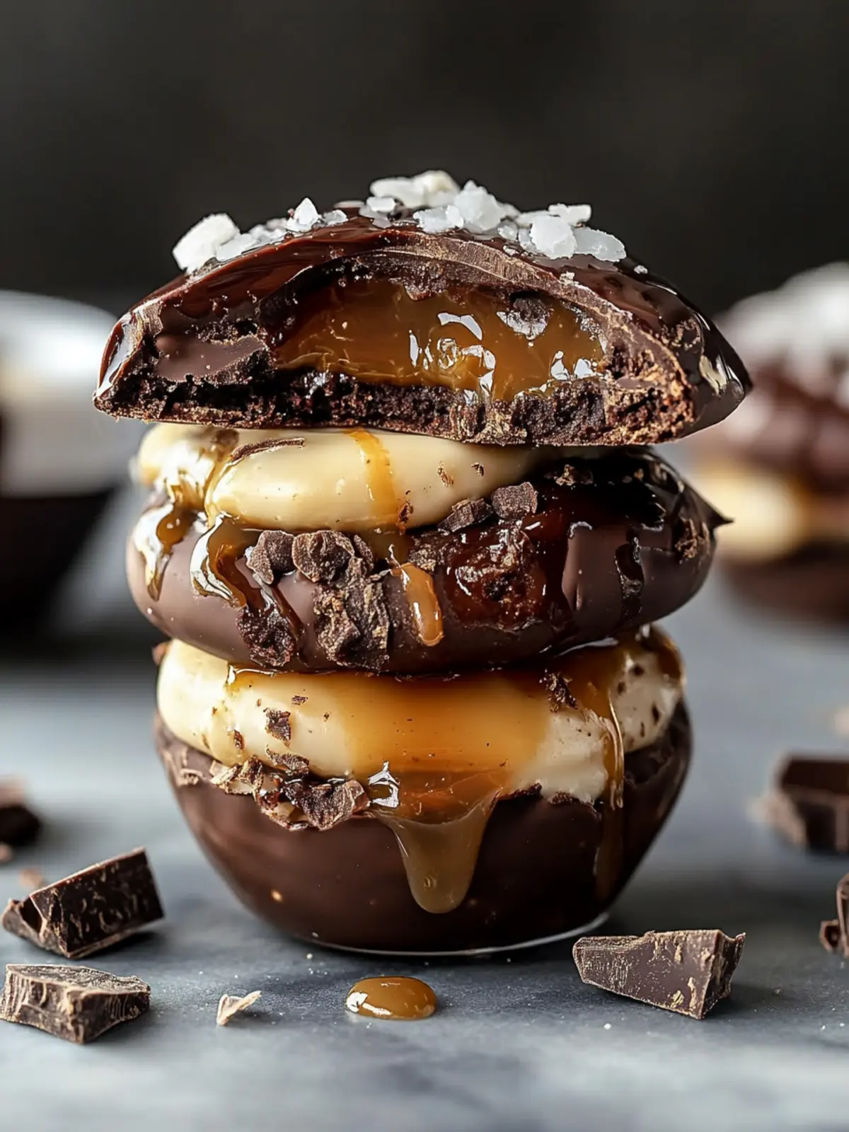 Salted Caramel Meets Chocolate in Irresistible Cookies 2 Salted Caramel Meets Chocolate