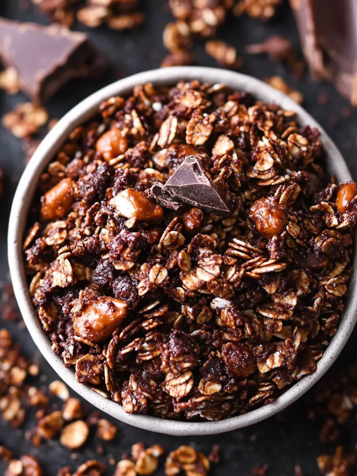 Delicious Double Chocolate Granola for Sweet Snacking Bliss 3 Double Chocolate Granola