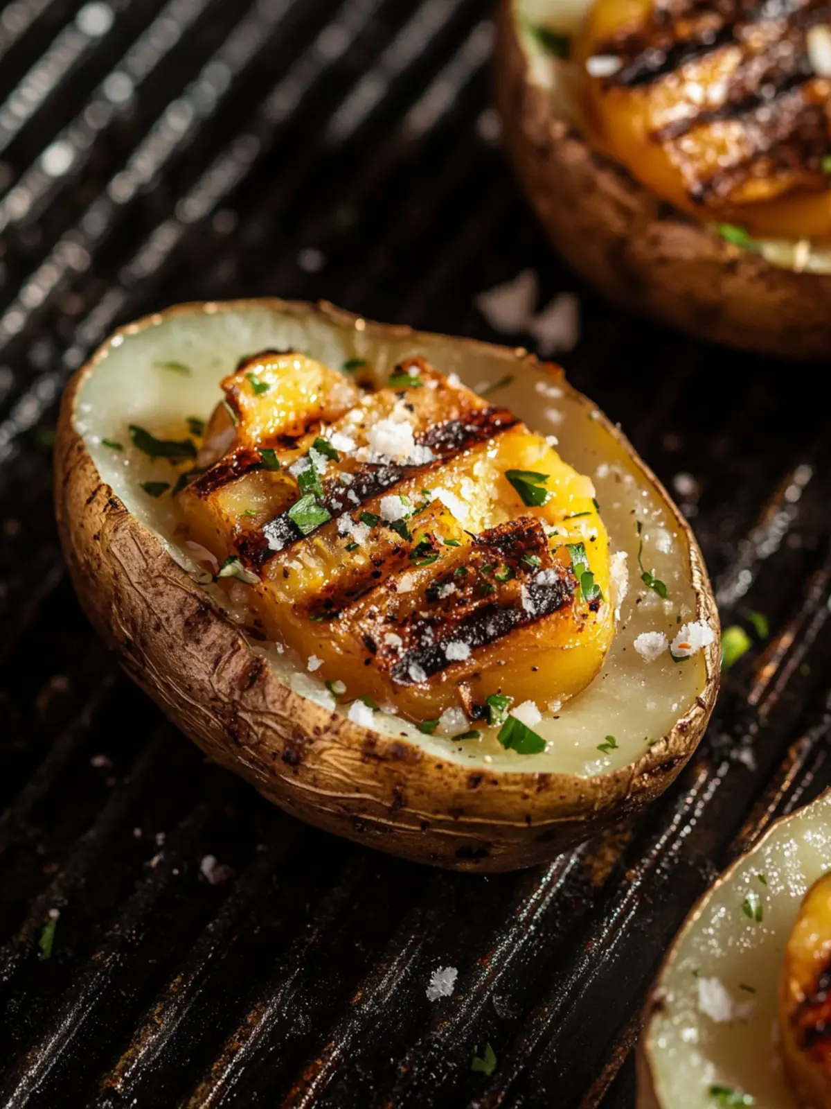 Baked Potatoes on the Grill