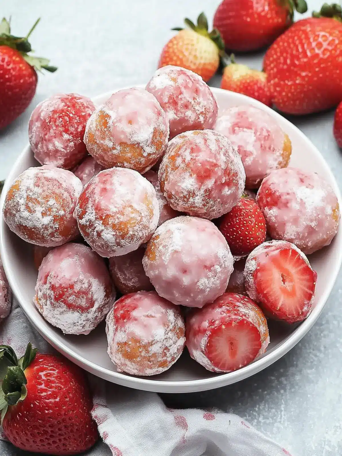 Delicious Strawberry Donut Hole Recipe You’ll Love to Bake 3 Strawberry Donut Hole Recipe