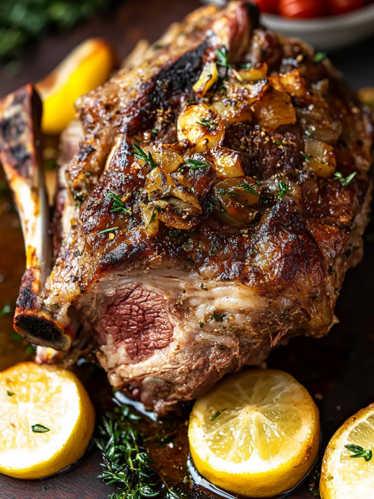 Juicy Slow Roasted Lamb Shoulder with Refreshing Mint Sauce 5 Juicy Slow Roasted Lamb Shoulder