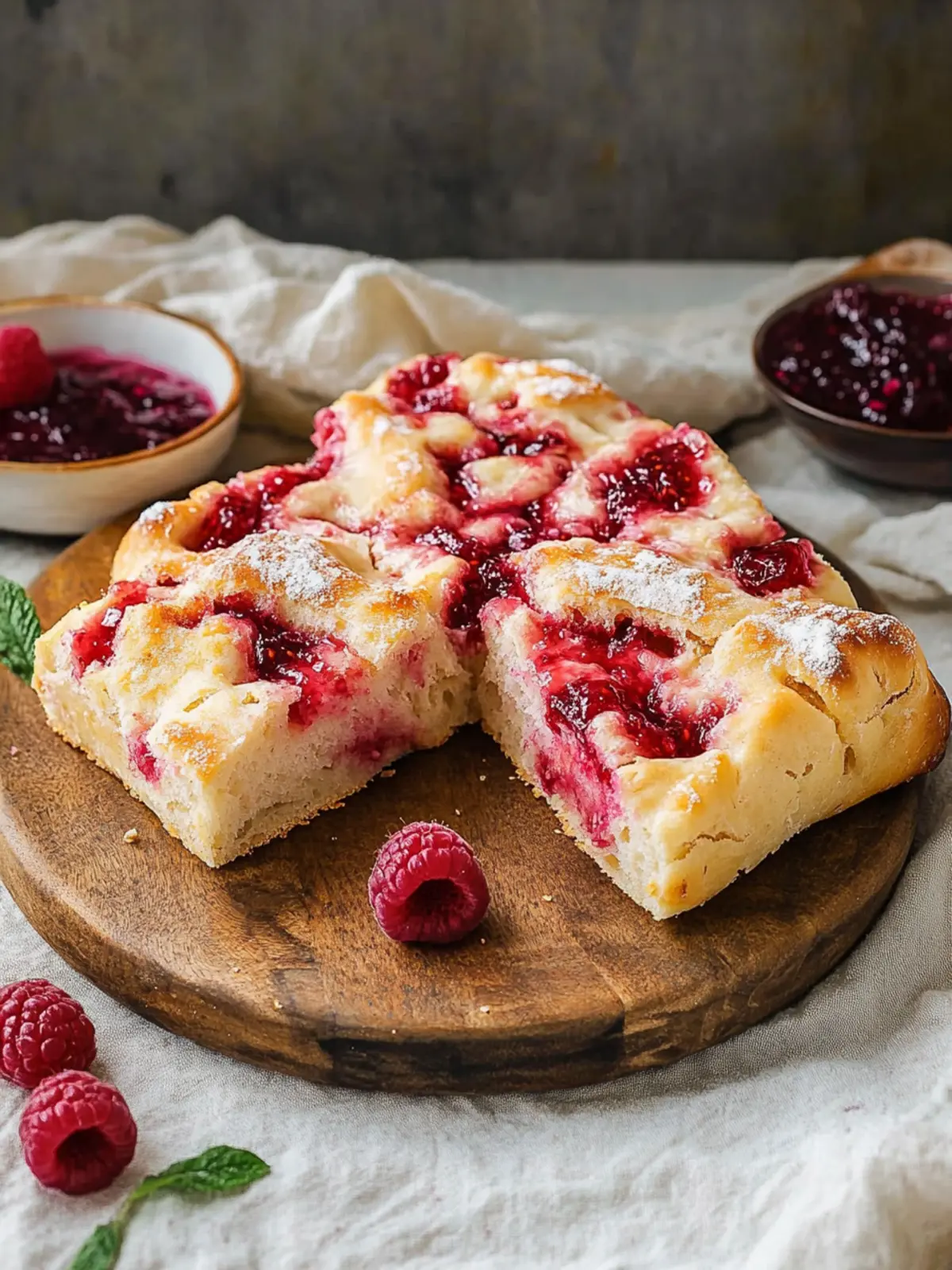 Raspberry Jam Focaccia – Your New Favorite Breakfast Treat 4 Raspberry Jam Focaccia