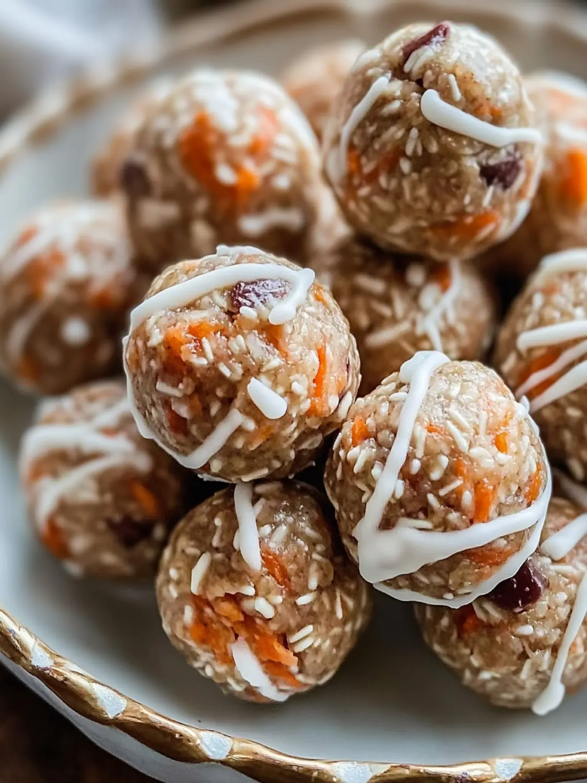 Easy Carrot Cake Protein Balls