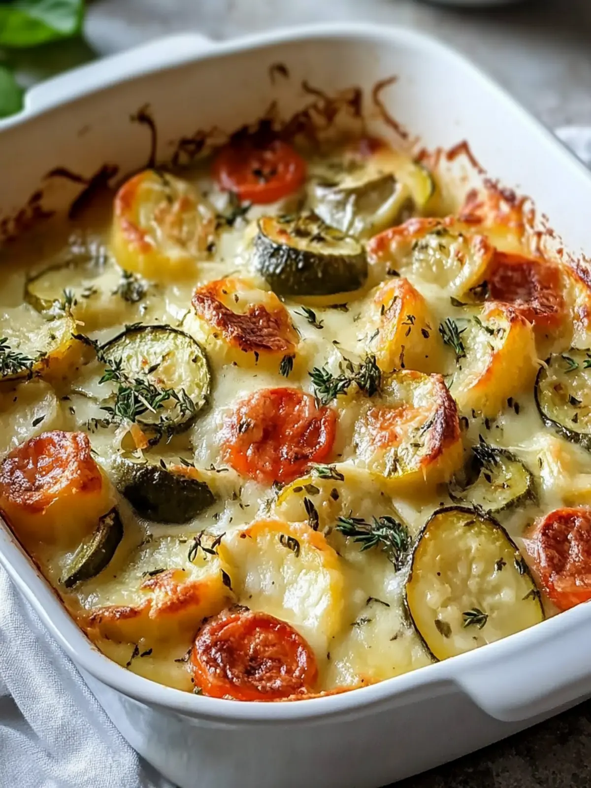 Rich Creamy Vegetable Bake