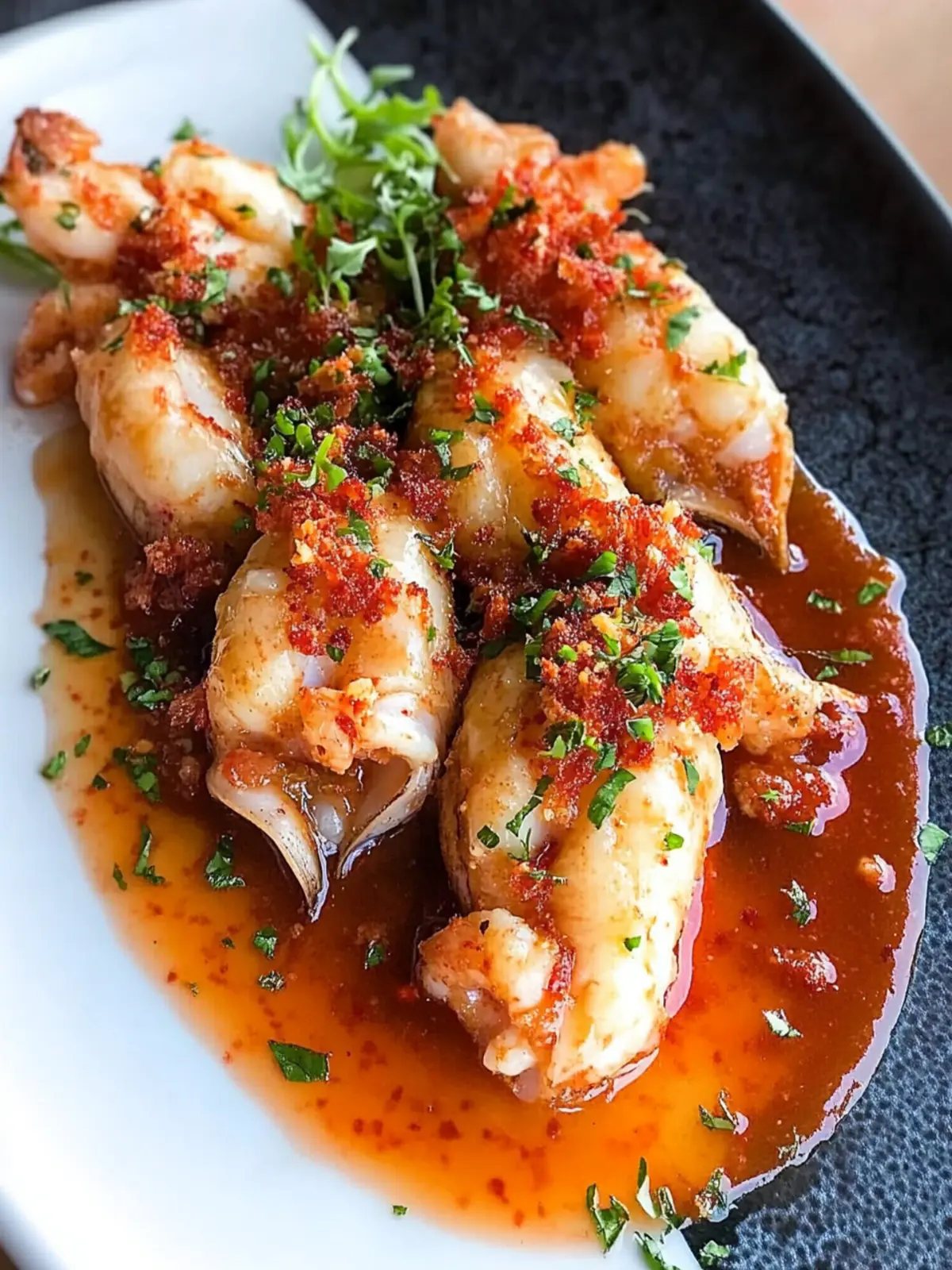 Shrimp Stuffed Squid