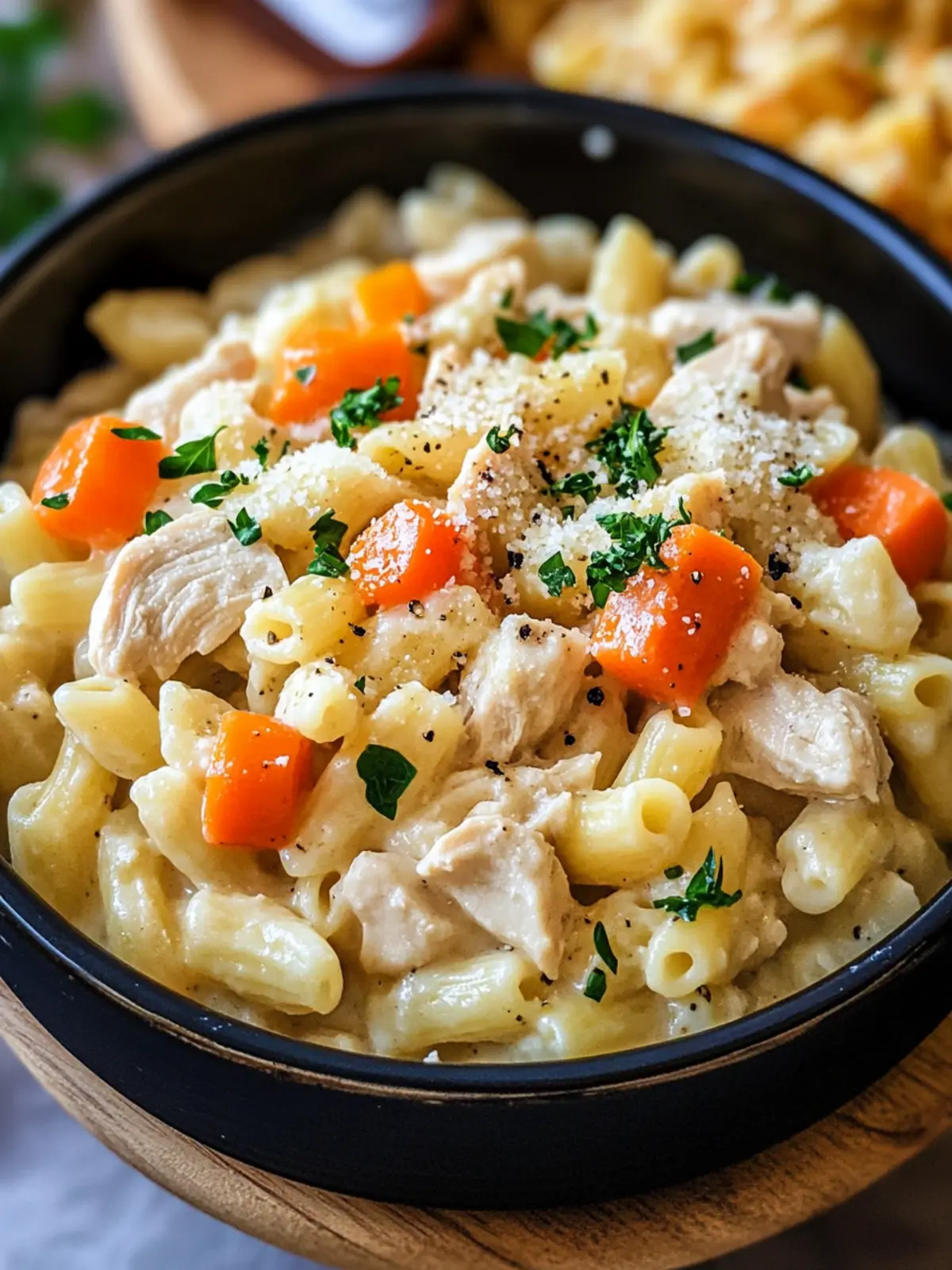 Creamy Chicken Pot Pie Pasta for a Cozy Weeknight Dinner 4 Creamy Chicken Pot Pie Pasta