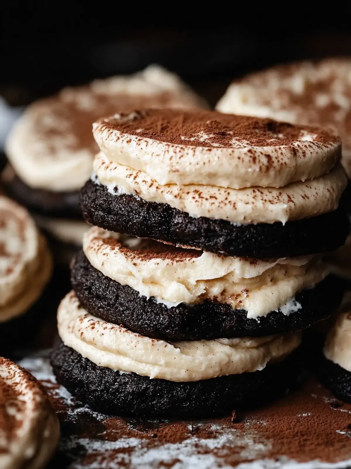 Tiramisu Cookies with Whipped Mascarpone Frosting Magic 3 Tiramisu Cookies with Whipped Mascarpone Frosting