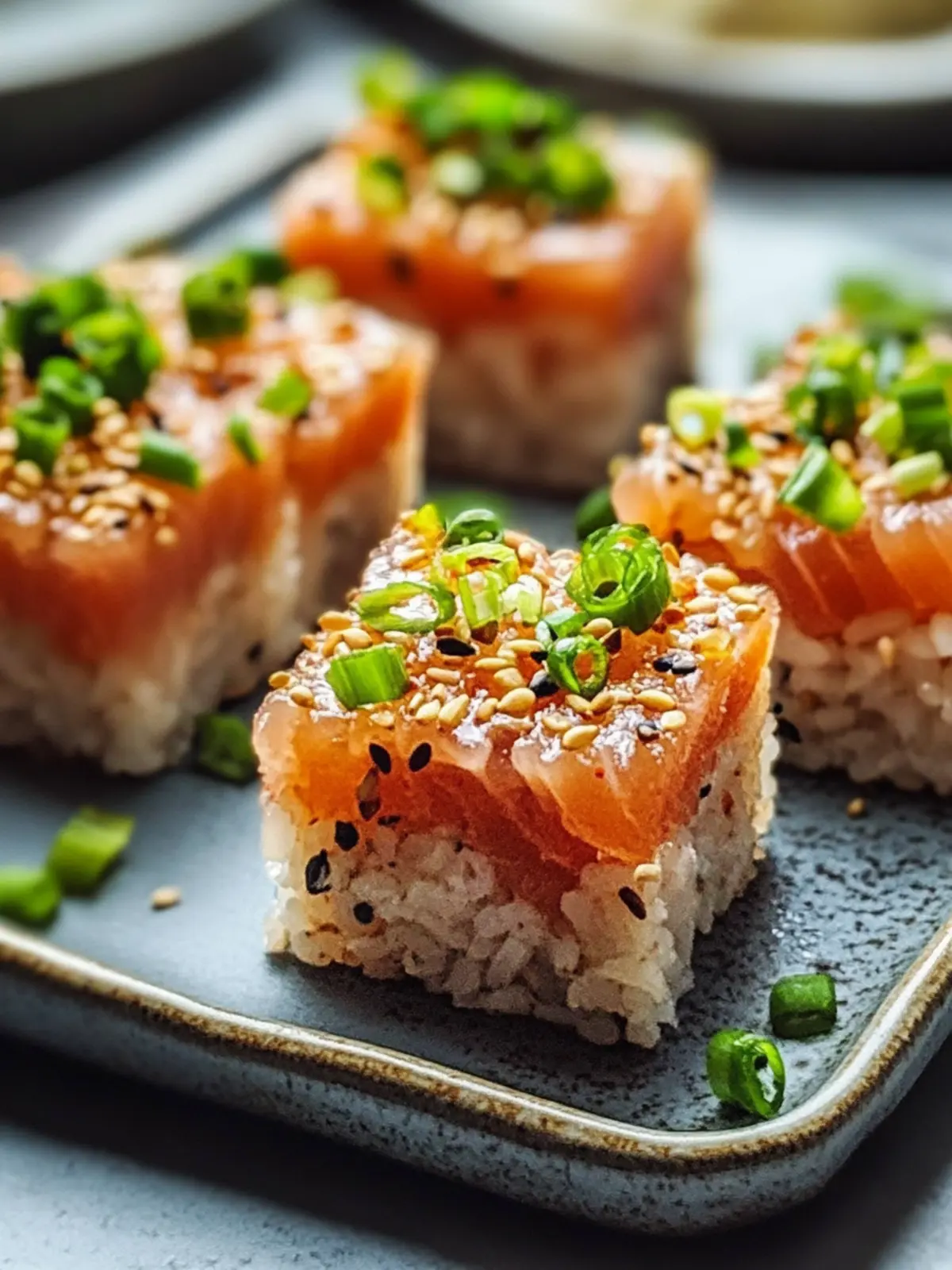 Spicy Tuna Rice Squares: Crunchy Sushi Treats You’ll Love 4 Spicy Tuna Rice Squares