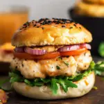 Chicken Burgers with Bang-Bang Sauce