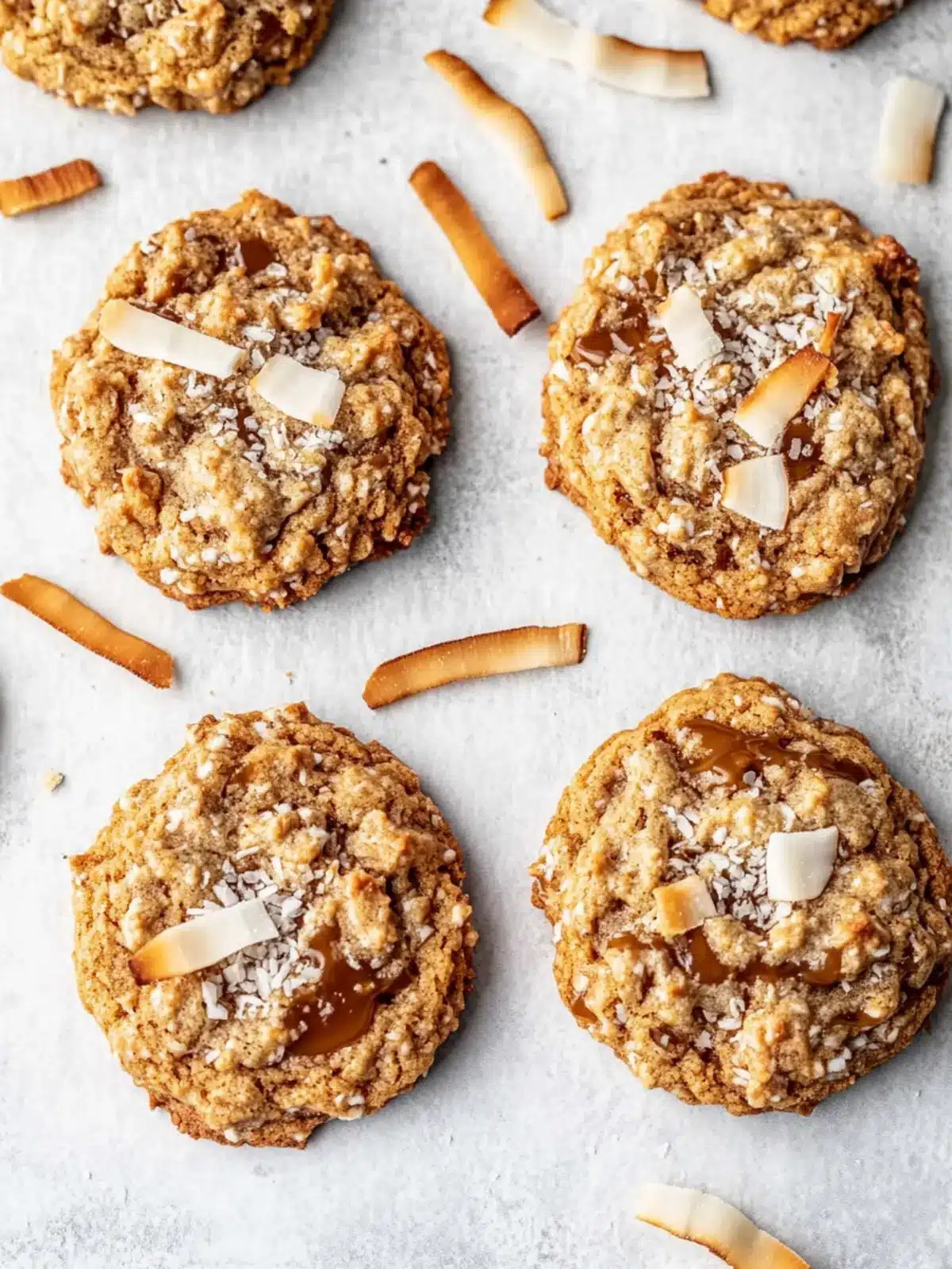 Levain Caramel Coconut Cookies