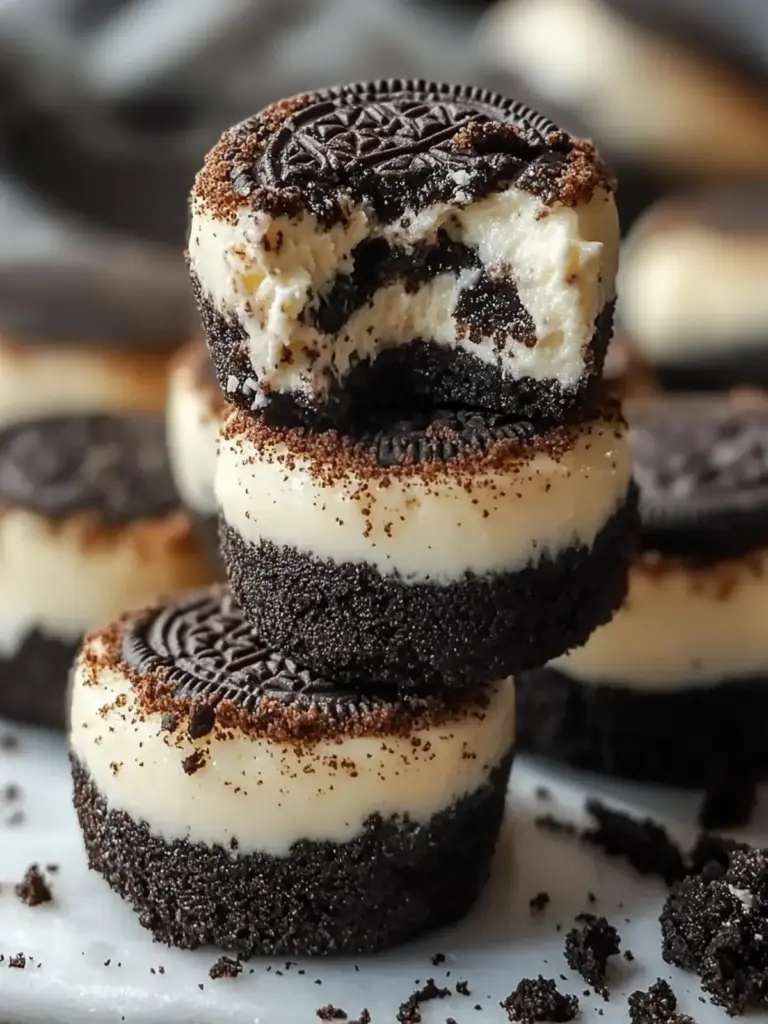 Creamy No-Bake Oreo Cheesecake Bites