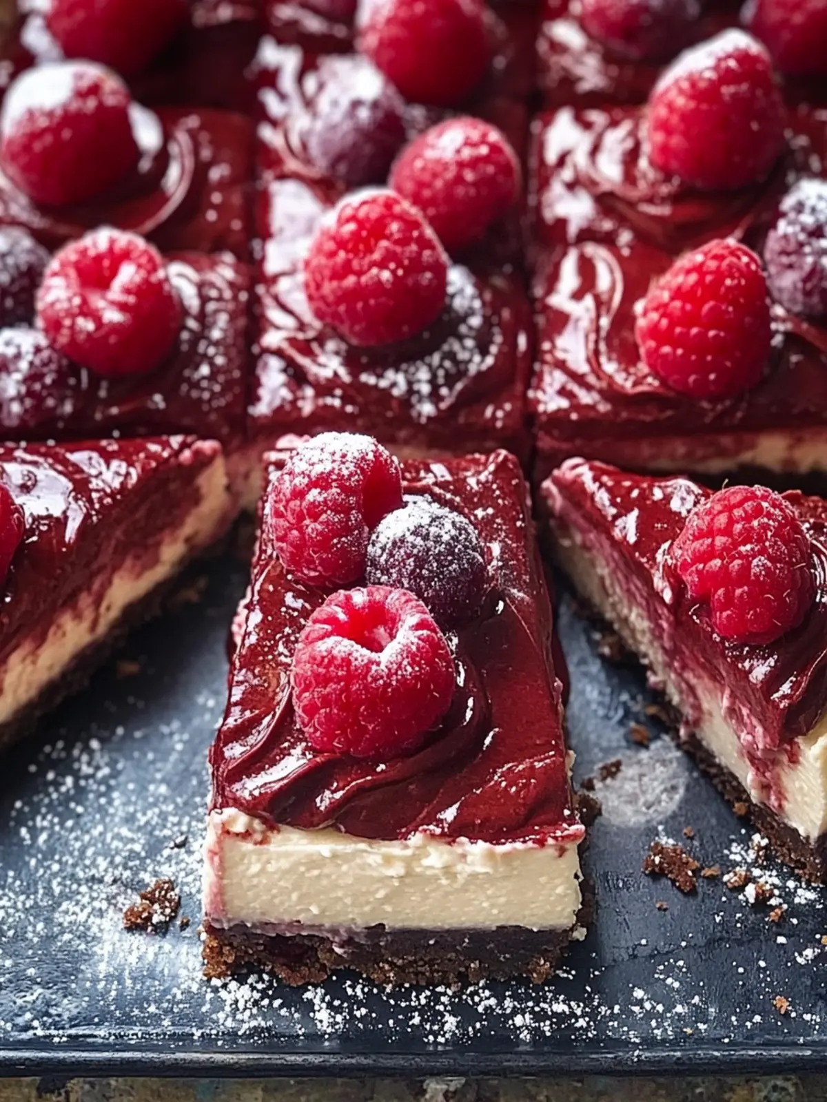 Chocolate Raspberry Cheesecake