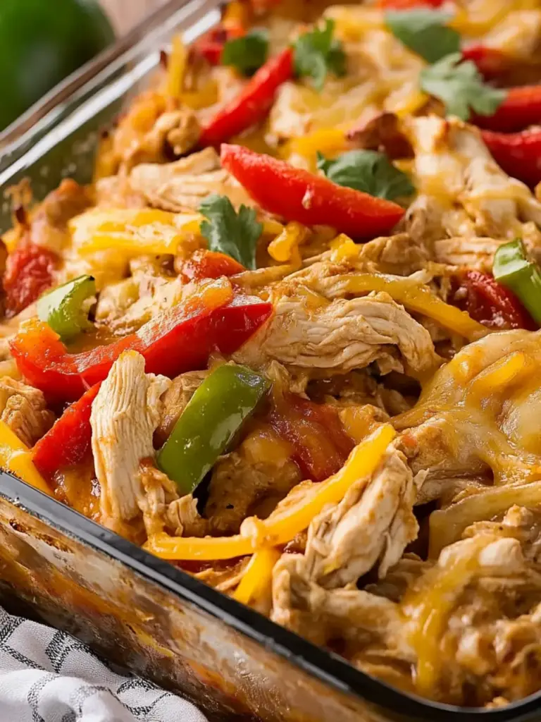Chicken Fajita Casserole
