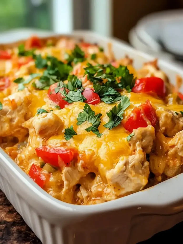 Chicken Fajita Casserole