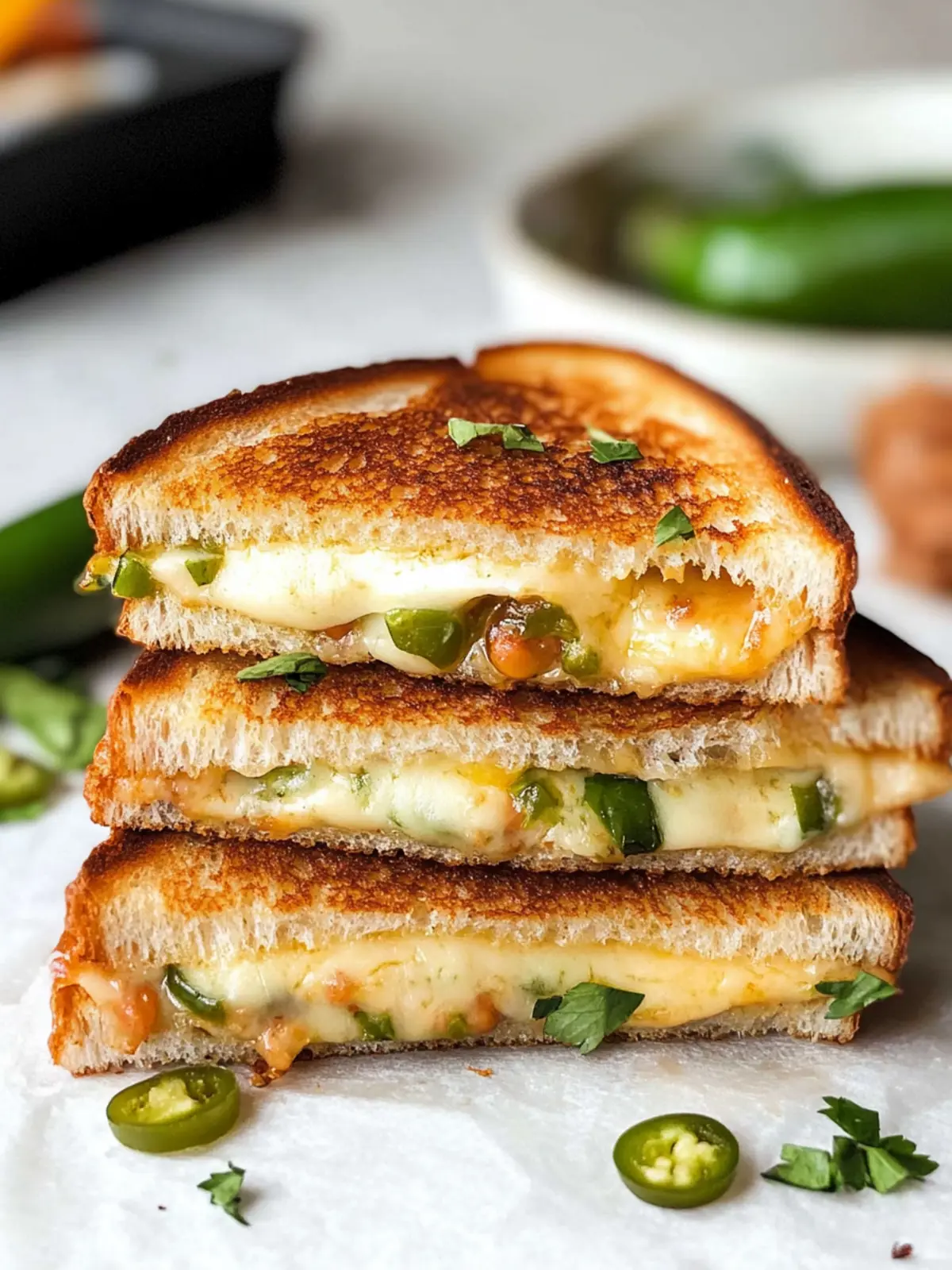 Jalapeño Popper Grilled Cheese