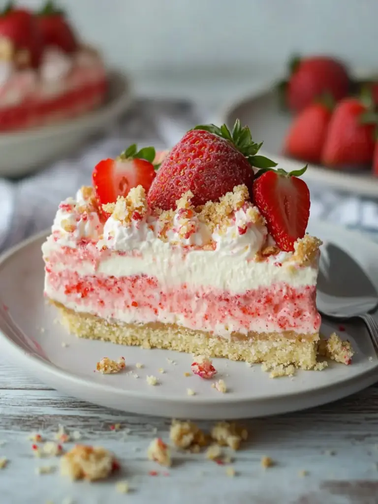Strawberry Crunch Cheesecake