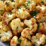 Crispy Parmesan Roasted Cauliflower