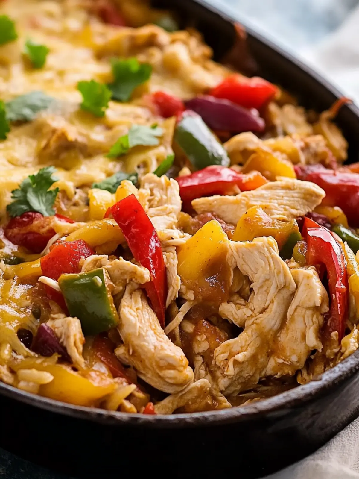 Satisfying Chicken Fajita Casserole for Busy Weeknights 3 Chicken Fajita Casserole