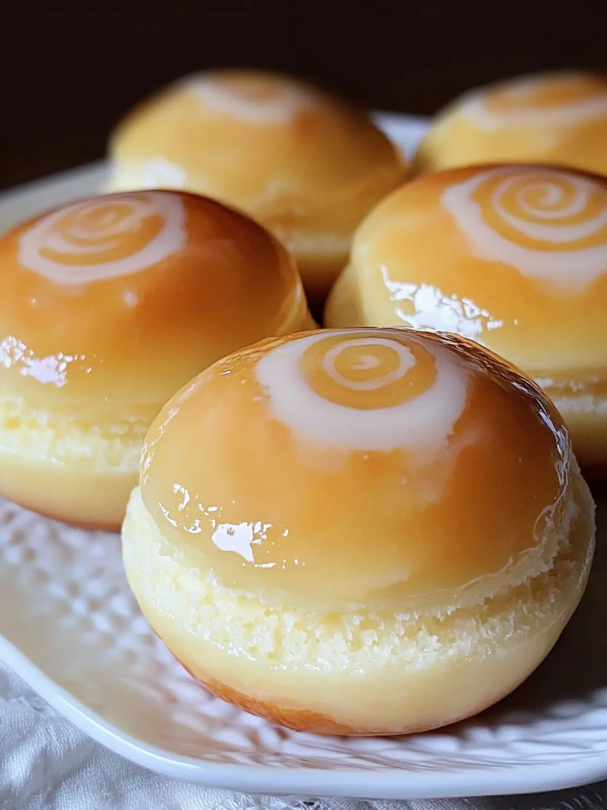 Baked Custard Bun (Cream Pan)