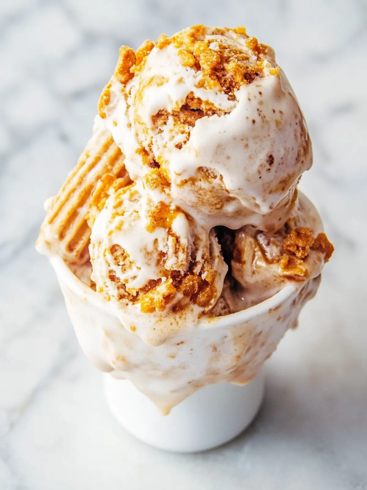 No-Churn Churro Ice Cream