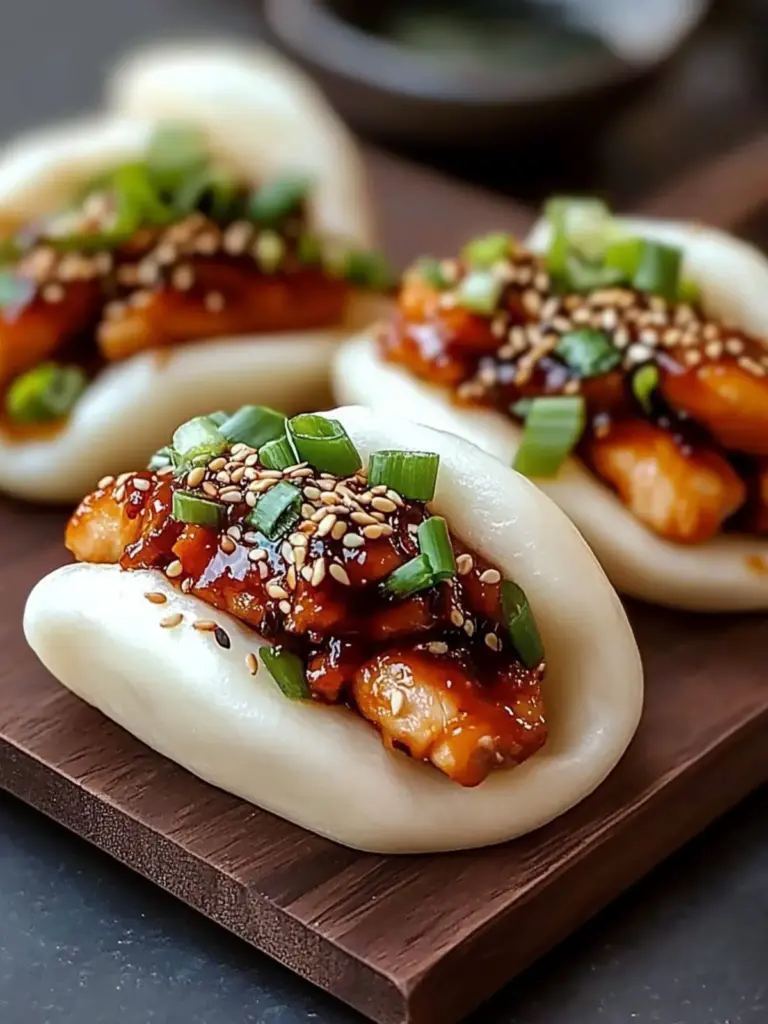 Korean Chicken Bao Buns