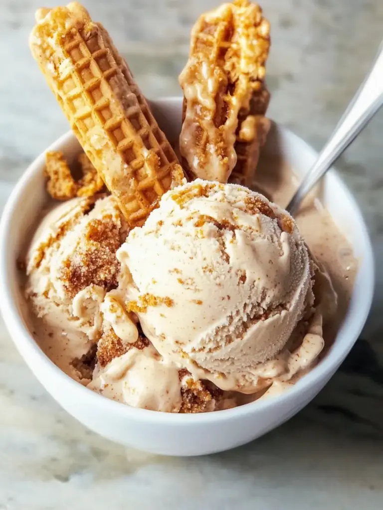 No-Churn Churro Ice Cream