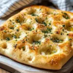 Easy Garlic Butter Sourdough Focaccia Recipe