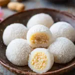 Coconut Peanut Mochi (lo mai chi)