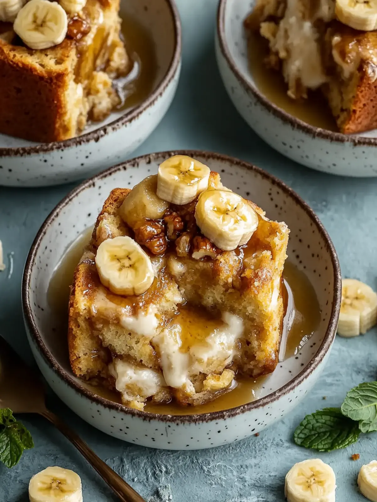 Tasty Banana Bread Pudding
