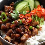 Vietnamese Caramelised Pork Bowls