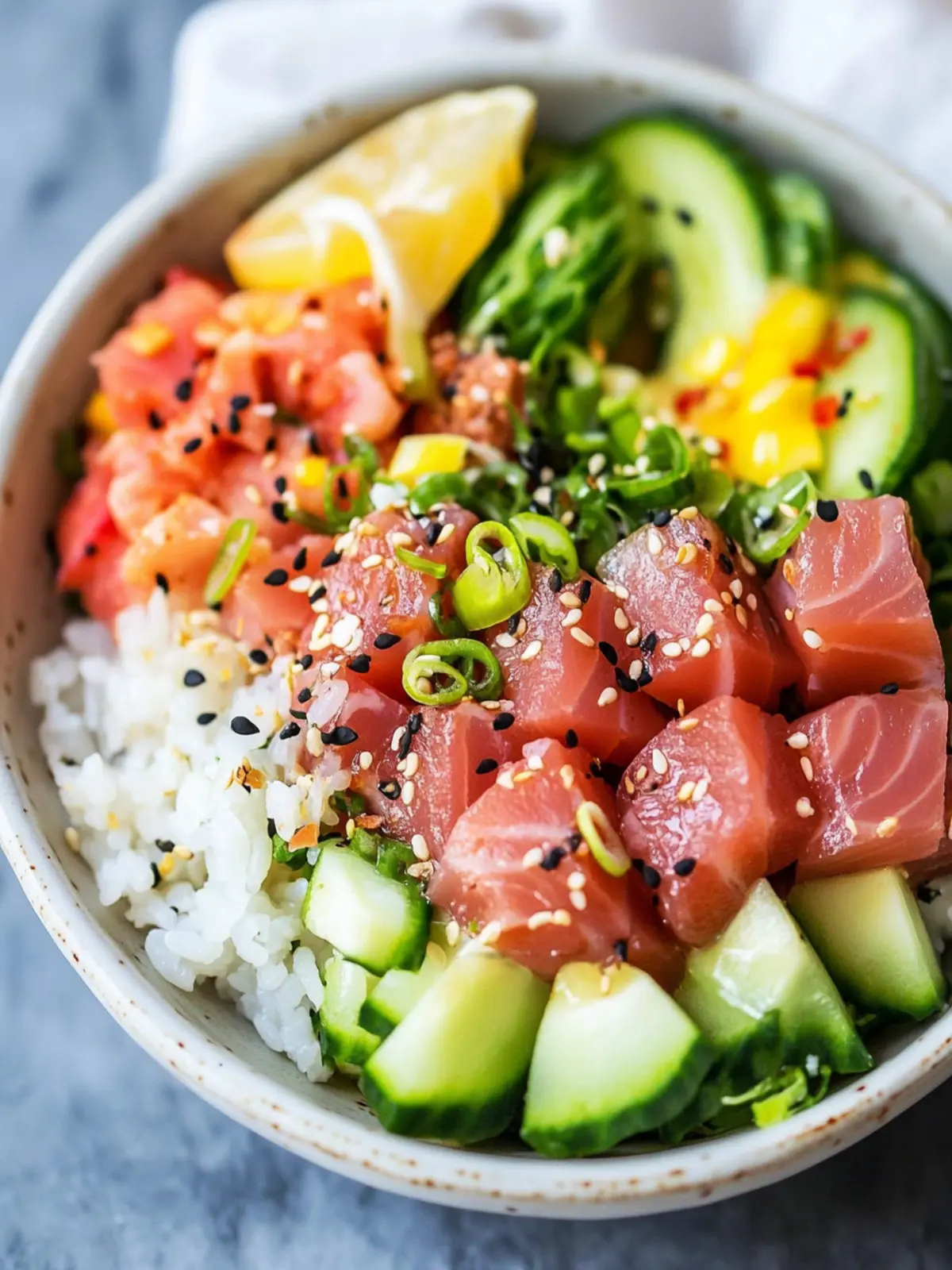 Delicious Tuna Poke Bowl Recipe You Can Make at Home 3 Tuna Poke Bowl