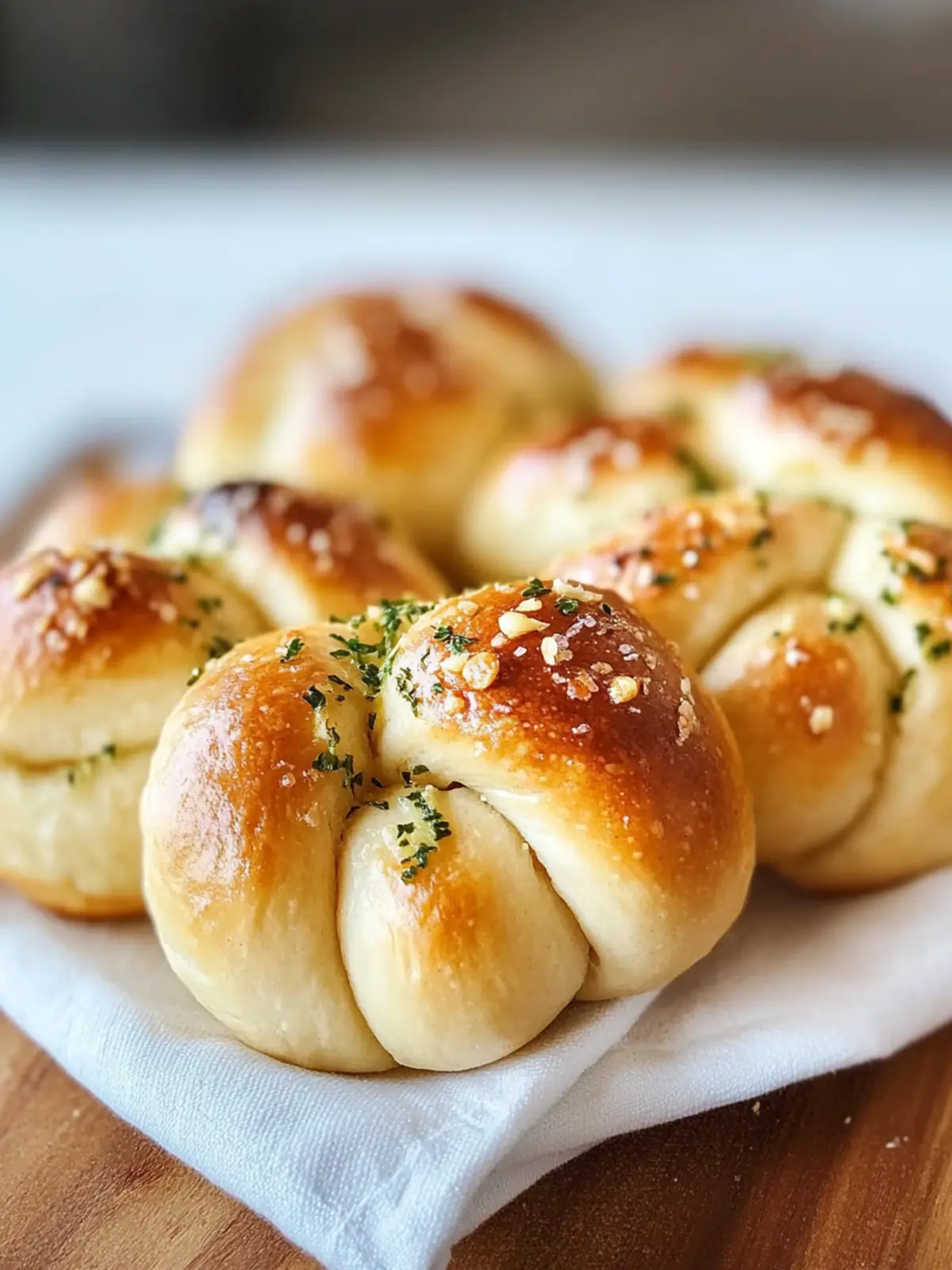 Quick Sourdough Garlic Knots