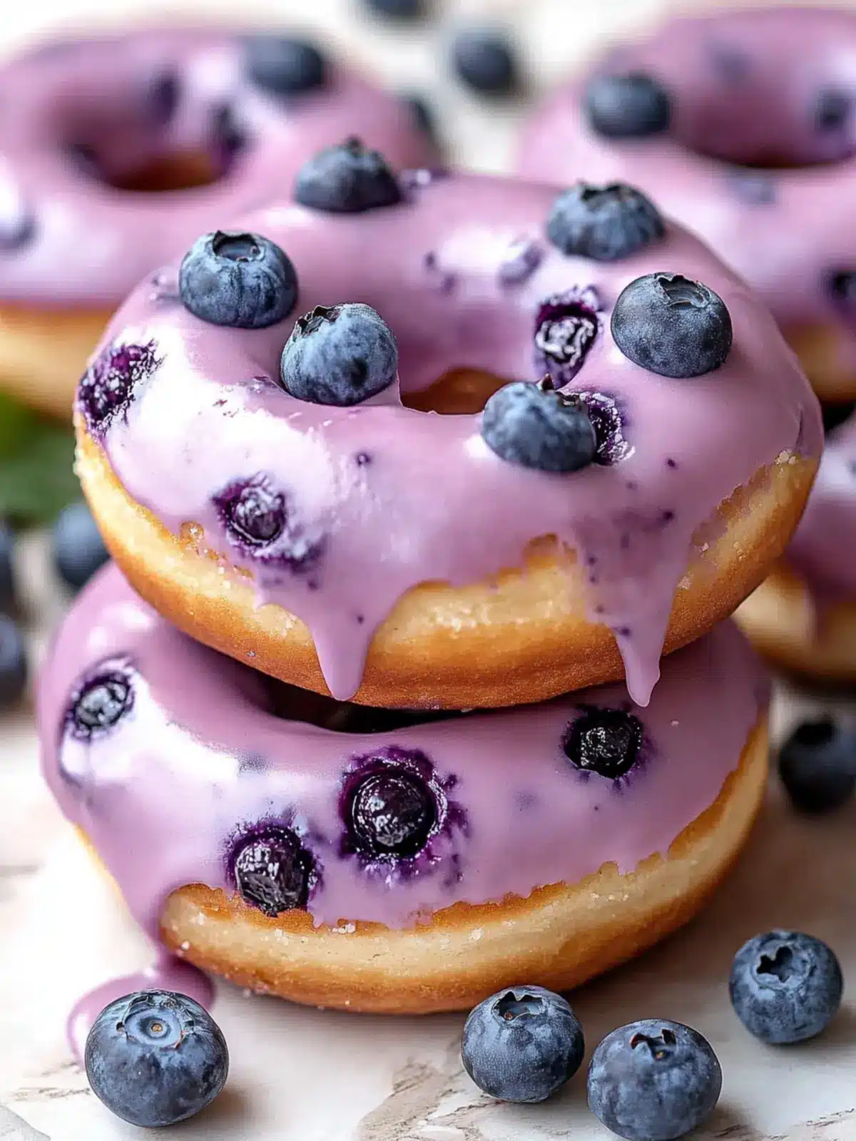 Fluffy Baked Blueberry Cake Donuts for Morning Bliss 5 Baked Blueberry Cake Donuts