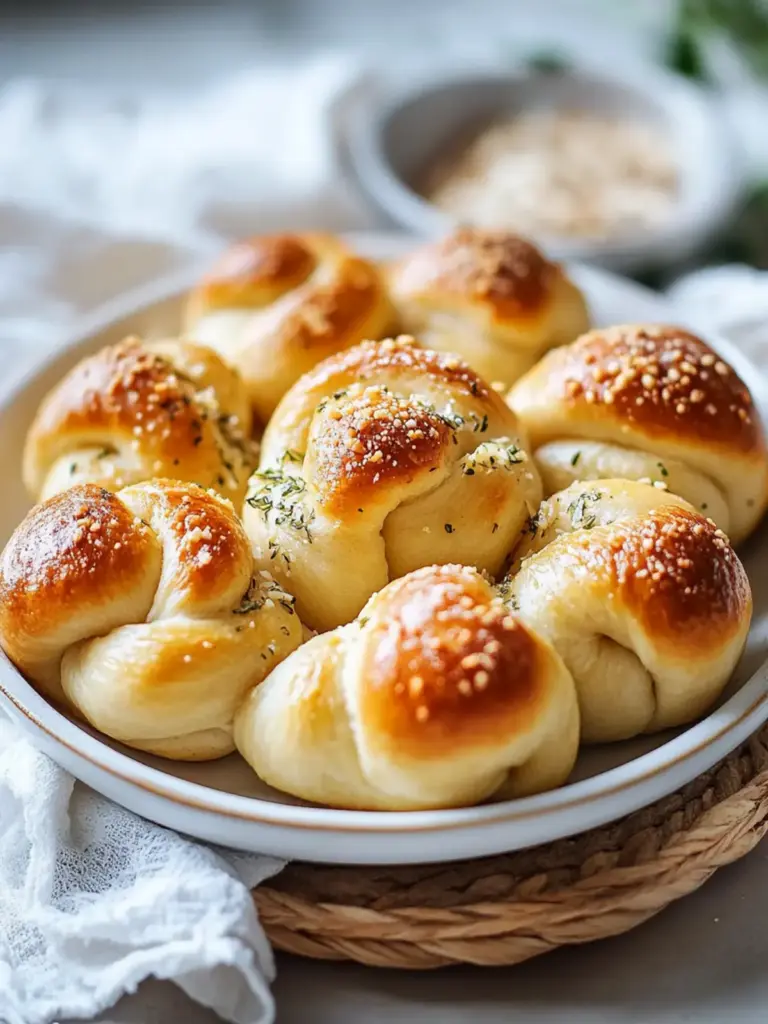 Quick Sourdough Garlic Knots