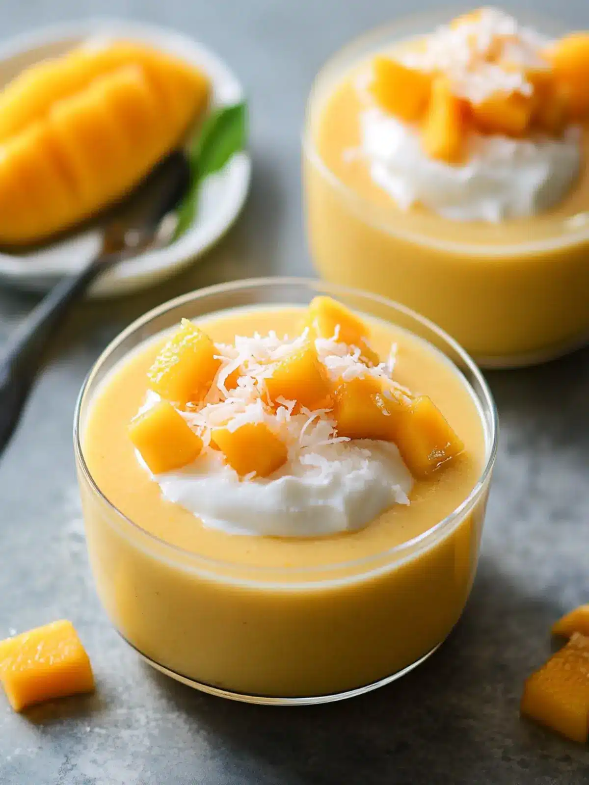 Irresistible Easy Coconut Mango Pudding You’ll Love to Make 2 Easy Coconut Mango Pudding