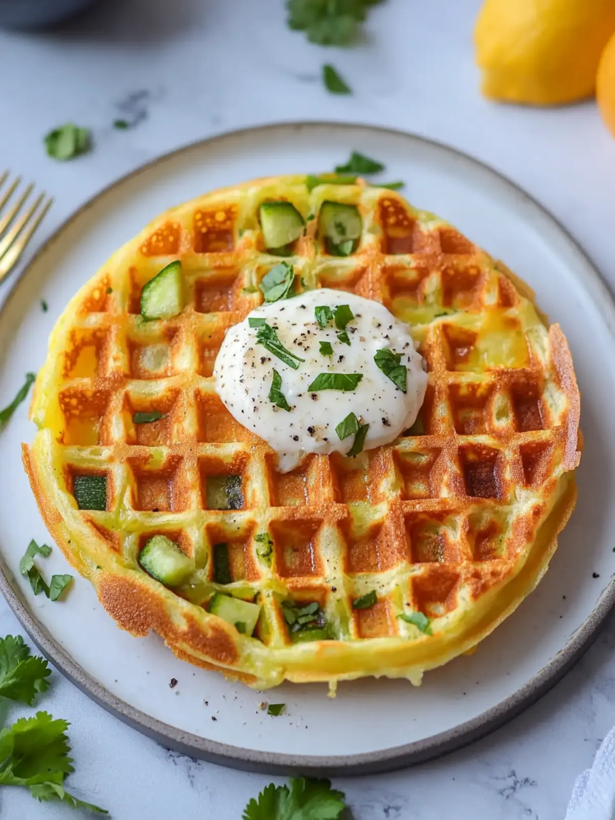Savory Veggie Chaffles