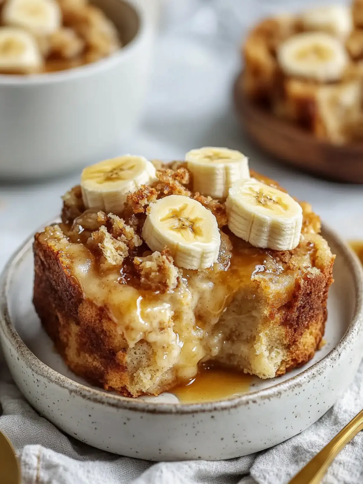 Tasty Banana Bread Pudding