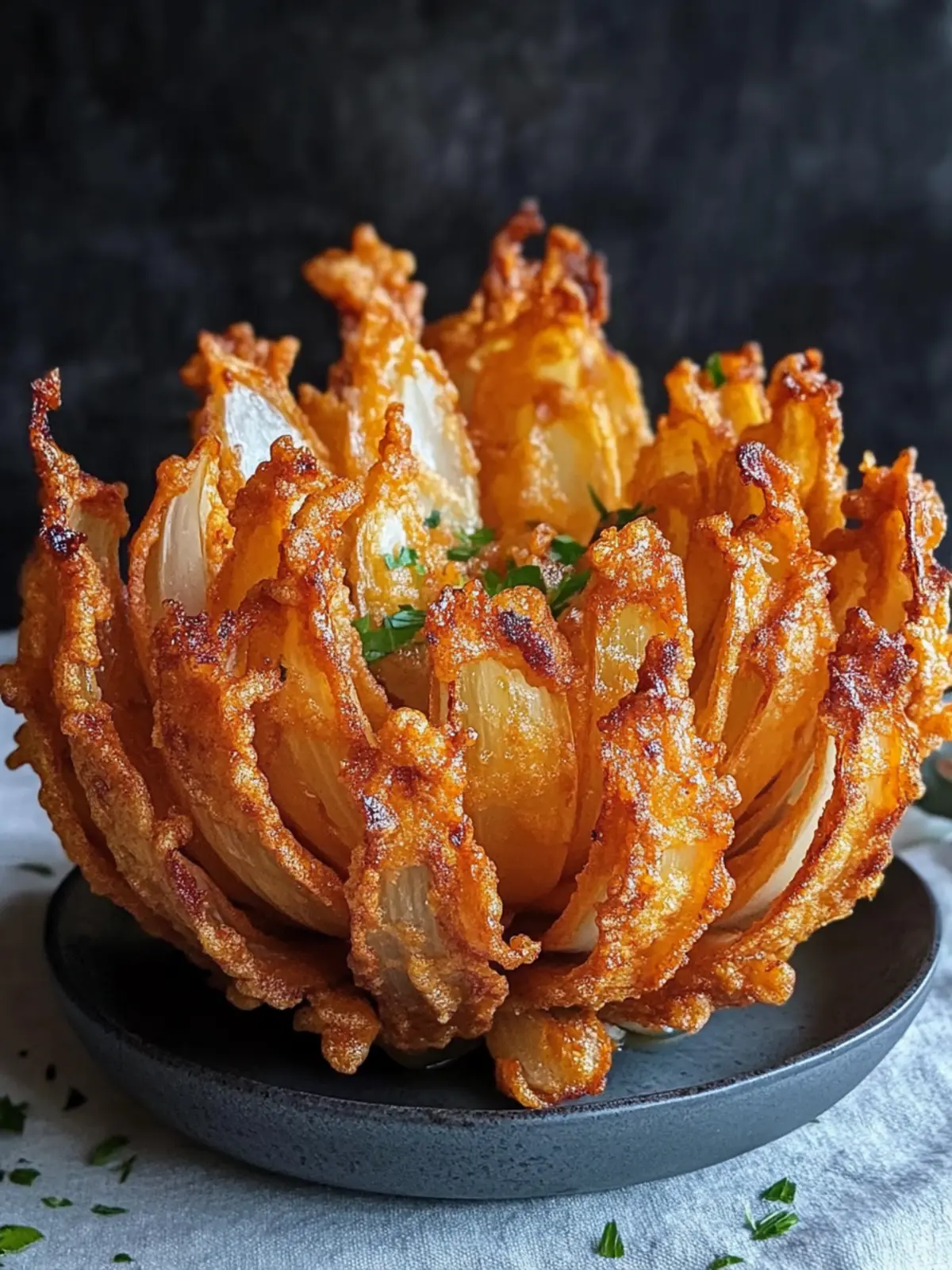 Crispy Air Fryer Blooming Onion