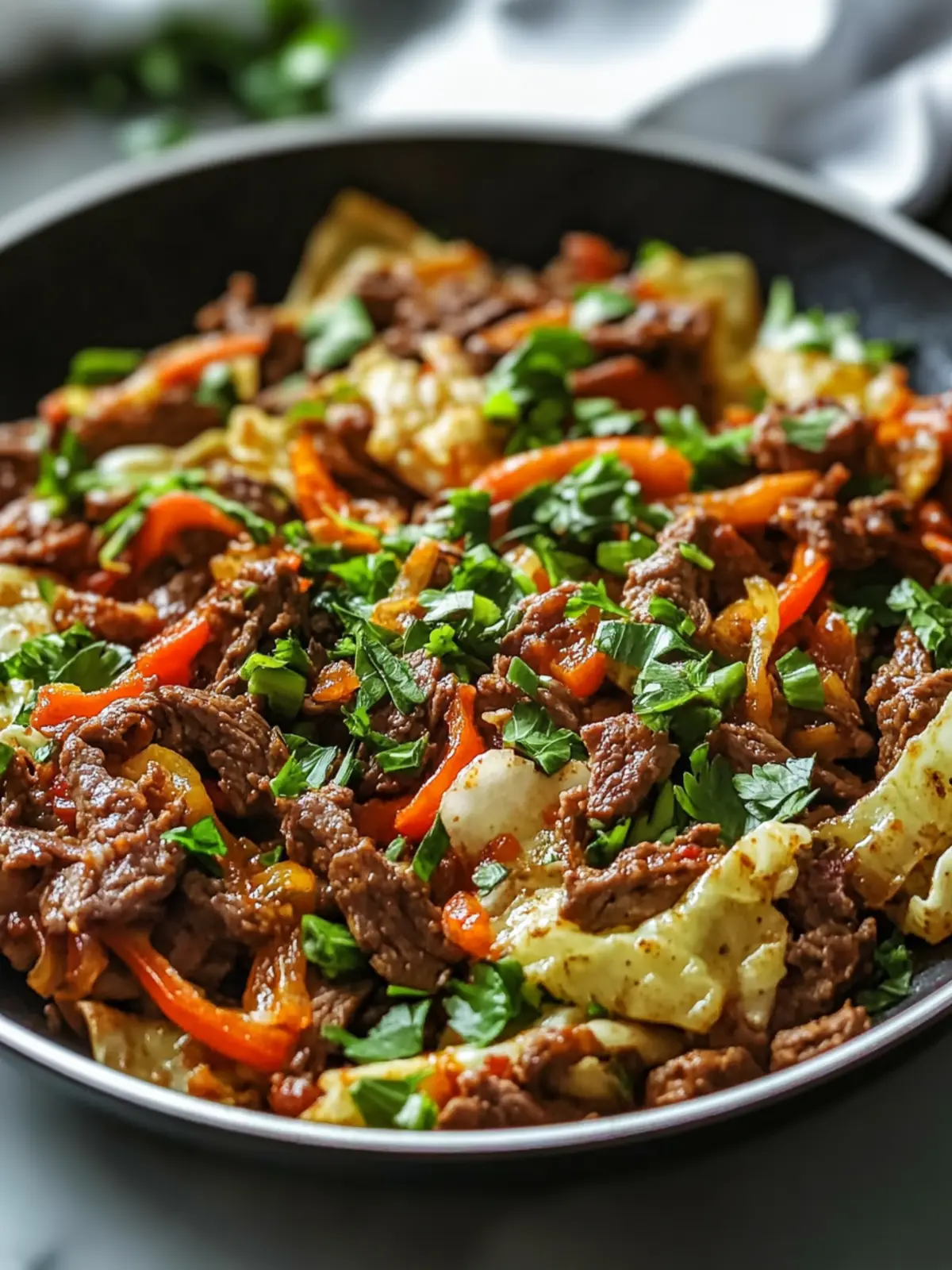 Quick Keto Beef Skillet