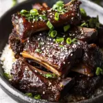 Oven Braised Korean Beef Short Ribs