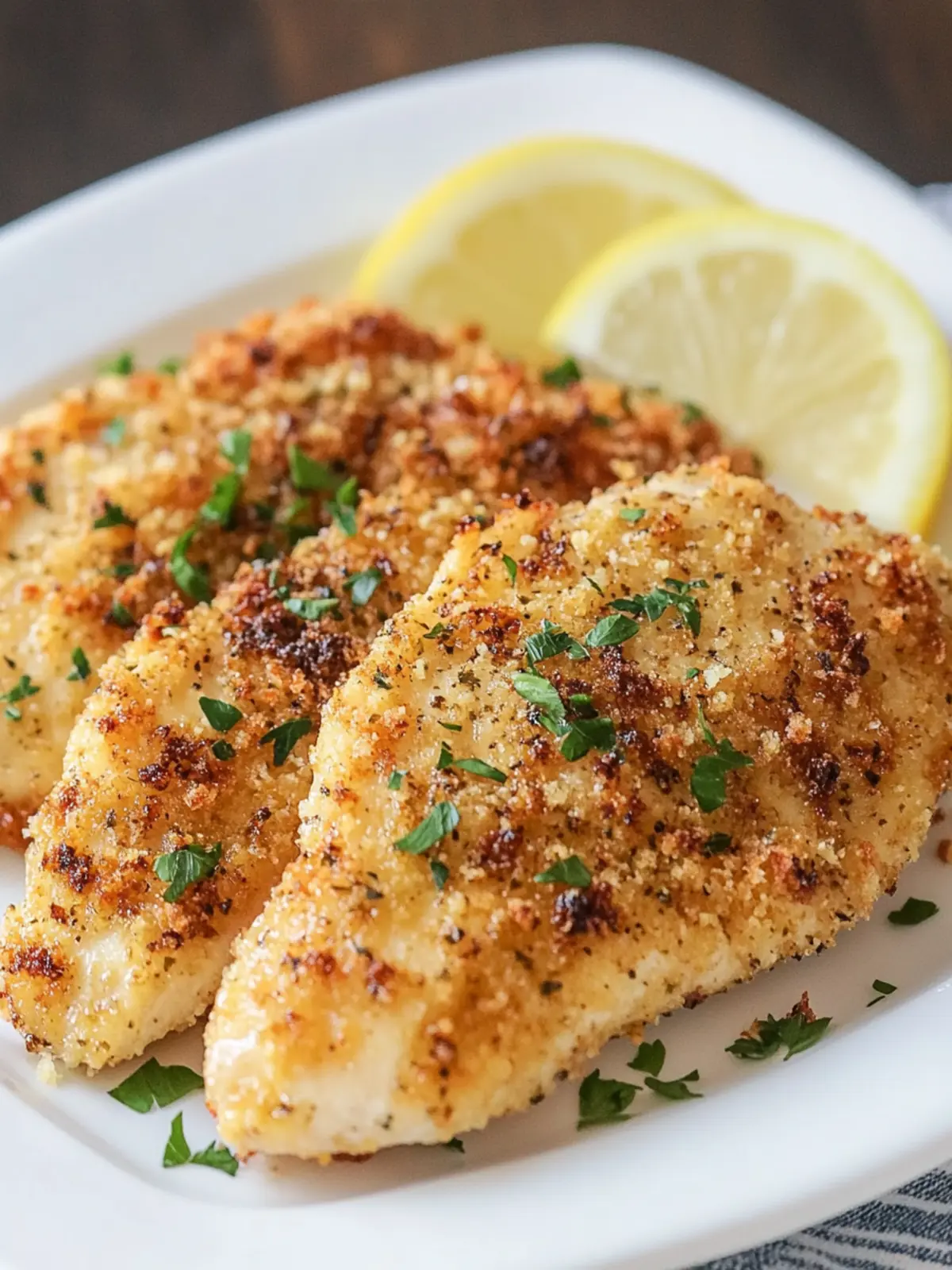Crispy Garlic Parmesan Baked Chicken