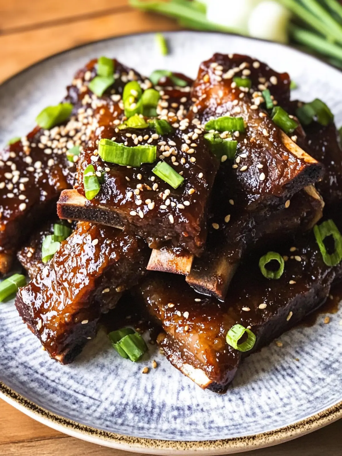 Oven Braised Korean Beef Short Ribs